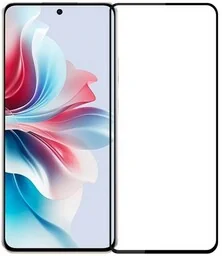 Mocolo Szkło hartowane TG + Full Glue do Oppo Reno 11F 5G, czarna ramka - Szkła hartowane na telefon - miniaturka - grafika 1