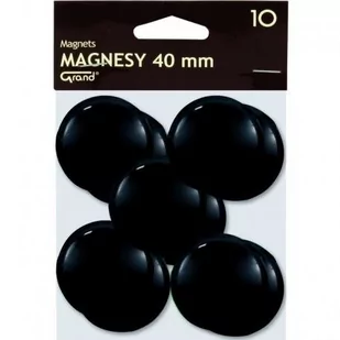 Magnesy 40 mm czarne 10 sztuk - Magnesy - miniaturka - grafika 1