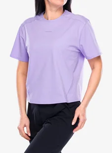 Koszulka damska Salomon Trackline S/S Tee - violet tulip - Koszulki i topy damskie - miniaturka - grafika 1