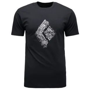 Koszulka męska Black Diamond M Engineered Diamond Ss Tee Rozmiar: M / Kolor: czarny - Koszulki sportowe męskie - miniaturka - grafika 1