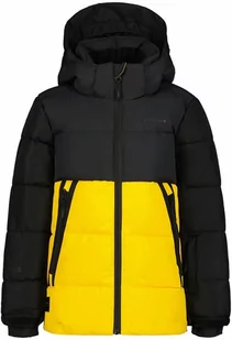 Icepeak Kurtka softshellowa "Louin" w kolorze czarno-żółtym - Kurtki i płaszcze dla dziewczynek - miniaturka - grafika 1