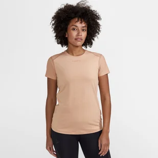 Damska Koszulka z krótkim rękawem CRAFT ADV ESSENCE SS SLIM TEE W 1908767-791000 – Brązowy - Koszulki i topy damskie - miniaturka - grafika 1