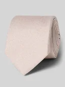 Krawaty i muchy męskie - Krawat z czystego jedwabiu z naszywką z logo (6,5 cm) - miniaturka - grafika 1