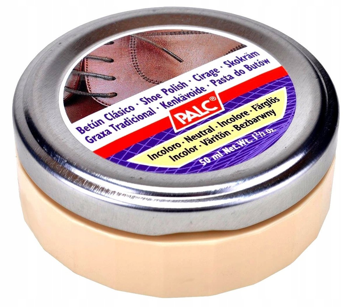 BEZBARWNA PASTA Krem do pielęgnacji butów ze SKÓRY LICOWEJ Wosk do cholewki