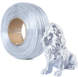Spectrum 81309 ReFill filament, PLA SILK, 1kg, 1.75mm, ALUMINIUM SILVER - Filamenty i akcesoria do drukarek 3D - miniaturka - grafika 1
