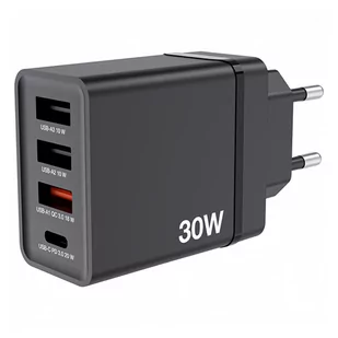 Verbatim Zasilacz / sieciowy adapter 30W, 4-portowy, 1x USB-C, 3x USB-A - Ładowarki do telefonów - miniaturka - grafika 4