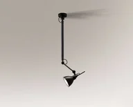 Lampy sufitowe - Shilo lampa wisząca Daisen E27 LED czarna 5623 - miniaturka - grafika 1