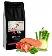 Sucha karma dla psów - X-DOG MEGA FOOD PUPPY MEDIUM LARGE SZKOCKI ŁOSOŚ 12KG KARMA DLA SZCZENIĄT - miniaturka - grafika 1