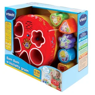 Vtech Bam Bam w kształty gram - Zabawki interaktywne dla dzieci - miniaturka - grafika 7