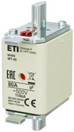 Bezpieczniki elektryczne - Wkładka bezpiecznikowa - NH00/WT-00 gF 80A/500V - szybka - miniaturka - grafika 1