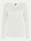 Koszulki i topy damskie - Pieces T-Shirt Billo 17151127 Biały Regular Fit - miniaturka - grafika 1