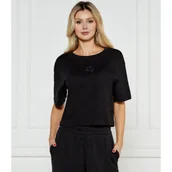 Koszulki i topy damskie - Armani Exchange T-shirt | Cropped Fit - miniaturka - grafika 1