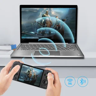 Ręczna Konsola do Gier ANBERNIC RG405M Android 12, 4GB 128GB, Unisoc Tiger T618, Czarny - Konsole i gry retro - miniaturka - grafika 5