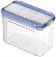 Pojemniki kuchenne - Pojemnik na żywność kuchenny plastikowy Rotho Domino 2 otwory 750 ml - miniaturka - grafika 1