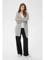 Swetry damskie - Cream Kardigan w kolorze szarym - miniaturka - grafika 1