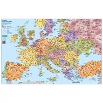 Europa mapa kodów pocztowych Podkladka na biurko Wydawnictwo Piętka - Pomoce naukowe - miniaturka - grafika 2