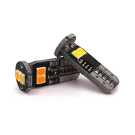 Żarówki samochodowe - W5W Żarówka Led T10 12V-18V Canbus 400Lm Biała, Pomarańczowa Motoledy - miniaturka - grafika 1