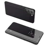 Etui i futerały do telefonów - Clear View Case futerał etui z klapką LG K62 / K52 / K42 czarny - miniaturka - grafika 1