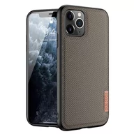 Etui i futerały do telefonów - Dux Ducis Fino etui pokrowiec pokryty nylonowym materiałem iPhone 11 Pro Max zielony - miniaturka - grafika 1