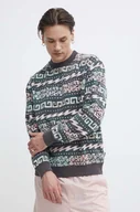 Bluzy męskie - Billabong bluza bawełniana męska kolor szary wzorzysta ABYFT00441 - miniaturka - grafika 1