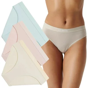 FIGI DAMSKIE ATLANTIC SPORT SOLID 3CLP012/BEZ/WAN/NIEJ 3PAK XL - Majtki damskie - miniaturka - grafika 1