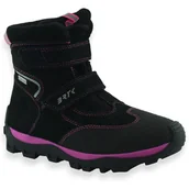 Buty dla dziewczynek - Dziewczęce buty na zimę ocieplenie wełna membrana Bartek 8401065 Czarne - miniaturka - grafika 1