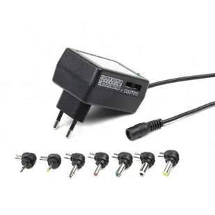 Gembird Zasilacz laptop uniwersalny 12W sieciowy 100V-240V 7 końcówek AKGGNAZ00070 [7351059] - Zasilacze do laptopów - miniaturka - grafika 1