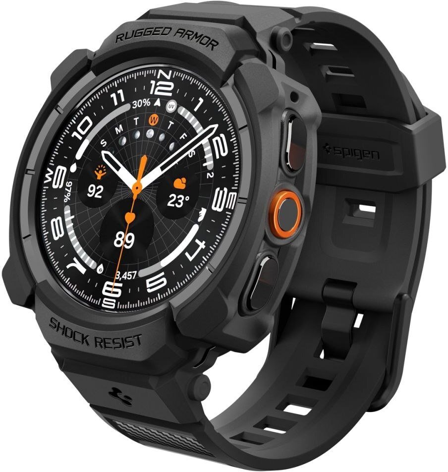 Spigen SPIGEN RUGGED ARMOR PRO SAMSUNG GALAXY WATCH ULTRA 2 2026 47 MM MATTE BLACK