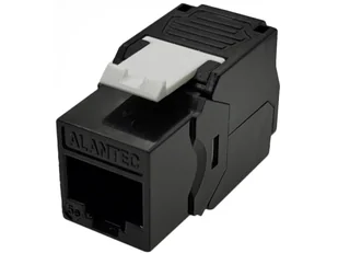 Moduł keystone RJ45 beznarzędziowy UTP kat.5e, SLIM, kolor czarny ALANTEC - Wtyczki i adaptery Moduł keystone RJ45 beznarzędziowy UTP kat.5e, SLIM, kolor czarny ALANTEC - Wtyczki i adaptery - miniaturka - grafika 1