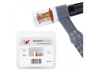 Zestaw części QUARTZSystem 9/20 mała soczewka / 2,4 mm / dysza S / Spartus - NW9-25D20-24-KPL - Akcesoria spawalnicze - miniaturka - grafika 1