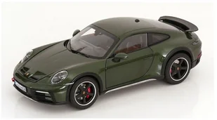 Norev Porsche 911 992 Dakar Oak Green Metall 1:18 187241 - Samochody i pojazdy dla dzieci - miniaturka - grafika 1
