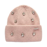 Czapki damskie - Guess Czapka z dodatkiem wełny - miniaturka - grafika 1