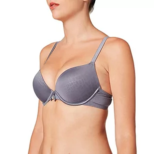 Sassa Damski biustonosz push up, Szary (Dusty Grey 580), 75C - Biustonosze - miniaturka - grafika 1