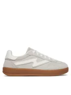 Półbuty damskie - DeeZee Sneakersy AM25219 Szary - miniaturka - grafika 1