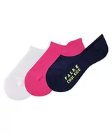 Skarpetki dla dzieci - FALKE Cool Kick Sneaker 3-Pack Skarpetki Unisex - Dzieci Antypoślizgowe Oddychające Biały Różowy Czarny 3 Pary, Wielobarwny (Sortiment 10), 31-34 - miniaturka - grafika 1