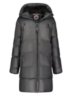 Kurtki damskie - Geographical Norway Parka "Adrianna" w kolorze czarnym - miniaturka - grafika 1