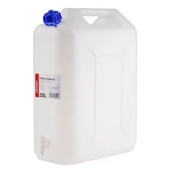 Kanistry - Kanister zbiornik plastikowy na wodę z kranem 20l amio-03204 - miniaturka - grafika 1