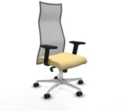 Fotele i krzesła biurowe - Krzesło Biurowe Piqueras y Crespo B2D086N Krem - miniaturka - grafika 1