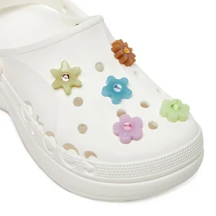 Ozdoba do butów Crocs ENLIGHTEN FLOWER 5 PACK 10014693 - Klapki i japonki damskie - miniaturka - grafika 1