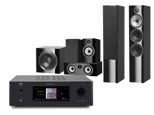 Kino domowe NAD T 778 (czarny) + 703 S3 + 706 S3 + HTM72 S3 + DB4S (czarny) - Kino domowe - miniaturka - grafika 1