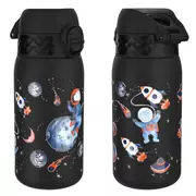 Butelki filtrujące - ION8 Czarna stalowa butelka na wodę kosmos 400 ml - miniaturka - grafika 1