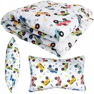 Kołdry i poduszki dla dzieci - KOMPLET 160x200+40x60 KOŁDRA+PODUSZKA NA LATO DLA DZIECKA PIKOWANY-POLSKI - miniaturka - grafika 1