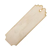 Dekoratorstwo - Drewniana zakładka do książki Loveart 15x5cm do ozdabiania DIY - miniaturka - grafika 1