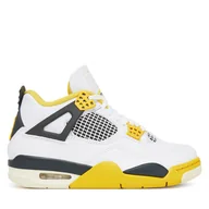 Sneakersy damskie - Sneakersy Nike Air Jordan 4 Retro AQ9129 101 Biały - miniaturka - grafika 1