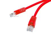 Patchcordy - Gembird Patch cord kat.5e osłonka zalewana 5M czerwony (PP12-5M/R) - miniaturka - grafika 1