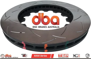 Rotor przedniej pływającej dwuczęściowej tarczy hamulcowej 380mm DBA T3 seria 5000 Jeep Grand Cherokee SRT 6,4 V8 2012- - Tarcze hamulcowe - miniaturka - grafika 2