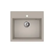 Zlewozmywaki - Zlewozmywak RETTO bez ociekacza 56 x 51 x 21,5 cm pure sand - miniaturka - grafika 1