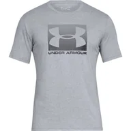 Koszulki męskie - Under Armour, Koszulka męska, UA BOXED SPORTSTYLE SS 1329581-035, szary, rozmiar L - miniaturka - grafika 1
