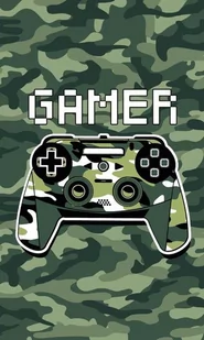 Detexpol, Ręcznik młodzieżowy, gamer moro, 30x50 cm - Ręczniki - miniaturka - grafika 1