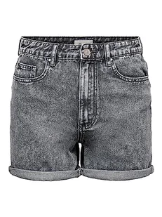 ONLY Women's ONLPHINE DNM MAS786 NOOS dżinsowe szorty, Medium Grey Denim, XXS, Medium Grey Denim, XXS - Spodenki damskie - miniaturka - grafika 1